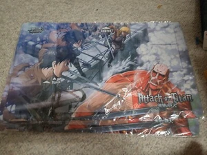 Weiss Schwarz Attack on Titan  Play Mat Sealed orange - Picture 1 of 3