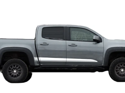 Calcomanías de vinilo gráficas de 2 puertas laterales a rayas para automóvil para Chevrolet Colorado Foto 1 de 4