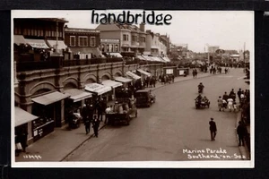 Southend on Sea - Escena animada en el desfile de la Marina - fotografía real p/tarjeta - Imagen 1 de 1