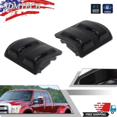 Par de lentes de luz de señal de giro de espejo lateral para Ford F-250 F-350 F250 F350 2008-2016 Foto 1 de 4