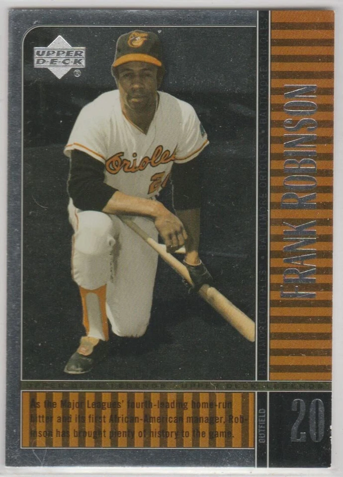 2000 Upper Deck Legends #50 Frank Robinson HOF Baltimore Orioles - Image 1 of 1