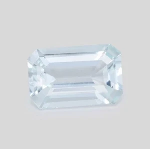 Natural Aquamarine 3.02 Ct, Emerald cut, Thailand  - Picture 1 of 6