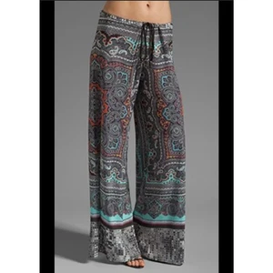 Revolve Clover Canyon Paisley Disco Hose Multi weites Bein dünn - Bild 1 von 8