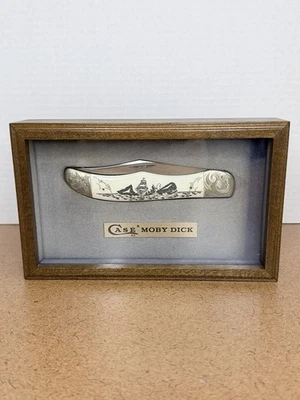 Cuchillo de Presentación Scrimshaw Estuche Vintage “Moby Dick” Foto 1 de 4