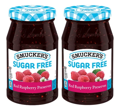 Smucker's Sugar Free Red Raspberry Preserves 2 Pack - Image 1 of 2