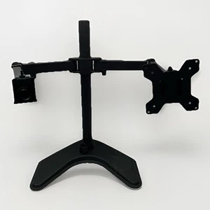 VonHaus Dual Stand for Screens, Monitor Desk Mount, Height Adjustable Full Tilt - Picture 1 of 7
