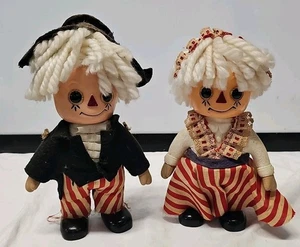 Vintage Raggedy Ann & Andy 1974 Münzbanken von Royalty Industries, Inc. 9 Zoll groß - Bild 1 von 9