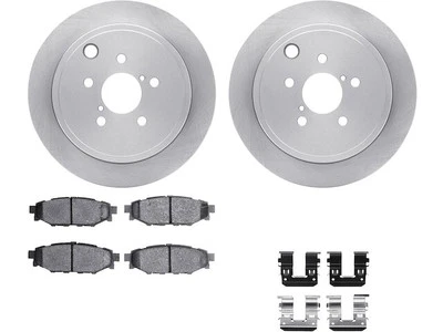 Kit de pastillas de freno y rotor trasero fricción dinámica para Subaru BRZ 2013-2015 67825BZWJ Foto 1 de 2