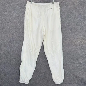 Vintage Nike Nylon Track Pants Mens Medium Ankle Zip Thermal Lined 80s 90s USA - Picture 1 of 12