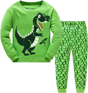 Toddler Boys Pajamas 100% Cotton Summer Pjs for Boy Jammies 2T, 4# Dinosaur  - Picture 1 of 1