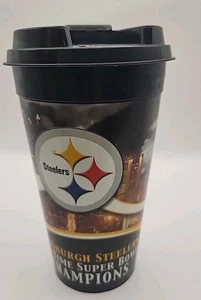 Vaso de plástico Pittsburgh Steelers 6x Super Bowl Champs 20 OZ - Imagen 1 de 4