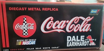 NASCAR Dale Earnhardt JR Diecast 1 24 Monte Carlo Coca-Cola Polar Bear COA - Image 1 of 4
