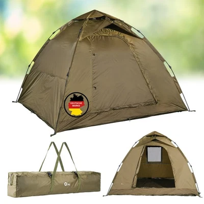 B-WARE Q-TAC Ruck Zuck Bivvy 2 Mann Angelzelt, Anglerzelt, Karpfenzelt - Bild 1 von 4