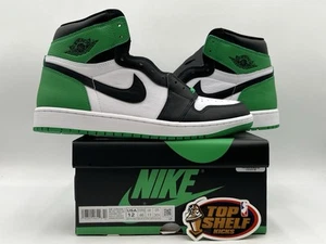 DS New Nike Air Jordan Retro 1 High OG Lucky Green 2023 Size 12 Authentic Rare - Picture 1 of 10