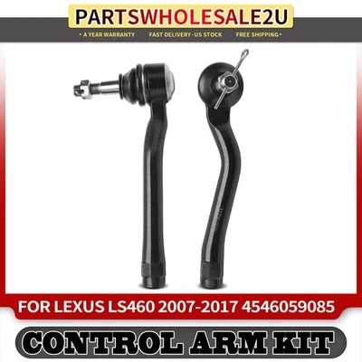 2x Front Left & Right L&R Outer Tie Rod End for Lexus LS460 2007-2017 4546059085 - Image 1 of 4