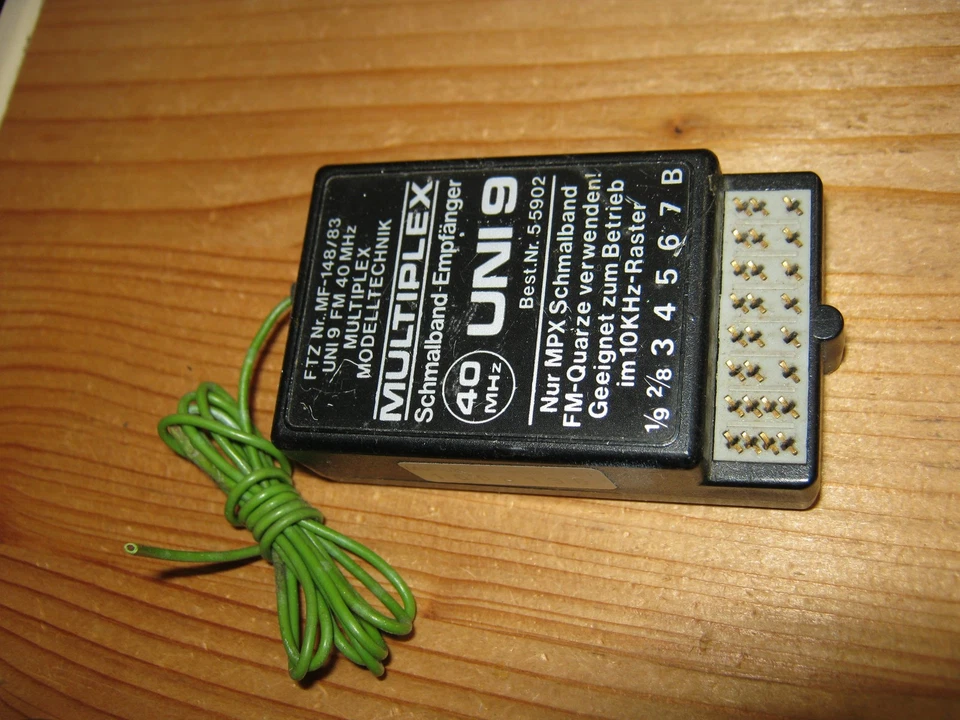 Empfänger MPX Multiplex Uni  9   (40  Mhz  Band) - Bild 1 von 1