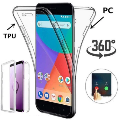 For Samsung S25 S24 FE S23 Ultra A16 A55 360° Protective Clear Hybrid Cover Case - Image 1 of 4