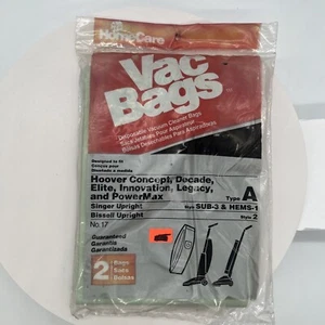 Bolsas de aspiradora tipo A estilo 2 aspiradoras verticales cuidado del hogar paquete de 2 Bissell 2 - Imagen 1 de 2