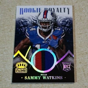 2014 Panini Crown Royale Materials Prime 53/99 Sammy Watkins Rookie 4CLR Patch - Bild 1 von 2