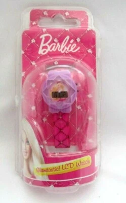 Барби светодиодный цифровой ярко розовый бриллиант узор группы регулируемый группы наручные часы новый - Изображение 1 из 4