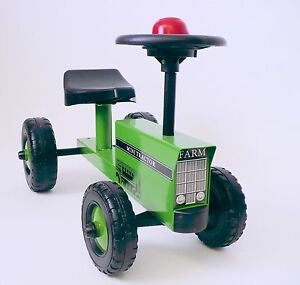 Green Kids Ride On Tractor