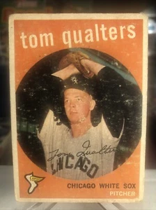 1959 Topps Tom Qualters Chicago White Sox Baseball Set-Break #341 ⭐️ LOW GRADE - Picture 1 of 2
