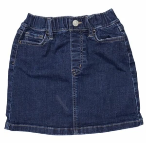Preowned- Uniqlo Straight Stretch Denim Mini Skirt Girls (Size S/5-6) - Picture 1 of 8