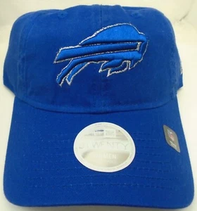 Buffalo Bills Women's New Era 9TWENTY Adjustable Blue Cap Hat - Picture 1 of 5