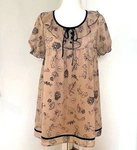 Vestido J-fashion Kawaii Jirai Gyaru Himekaji Victoriano Ángel Cintura Alta M - Imagen 1 de 9