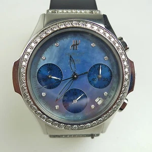 Hublot Watch Steel -Chrono Elegant Diamond Bezel, Diamond Numbers, Dia. Lug - Picture 1 of 12