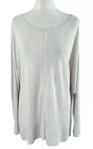The White Company Pullover Natur Haferflocken 100% Leinen Pulli Gr. Medium 12 14 - Bild 1 von 8