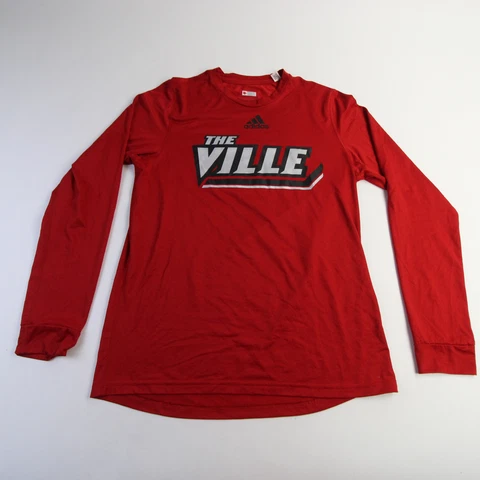 Louisville Cardinals adidas Creator Long Sleeve Shirt Men's Red Used Cover