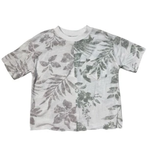NWT New Vintage Havana Leaf Print Tee Size M (10/12) - Picture 1 of 7