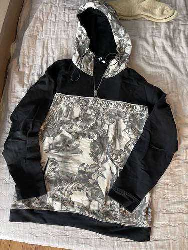 Felpa con cappuccio uomo Versace 2018 grande $338 prezzo consigliato con ricevuta originale