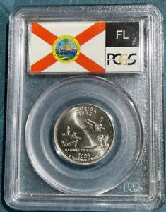 2004-D FLORIDA STATE QUARTER PCGS MS68 - Picture 1 of 2