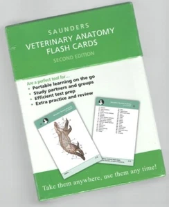 Canine + Feline Veterinary Anatomy Flashcard Set  LFA # 2026 Dog Cat Horse - Picture 1 of 3