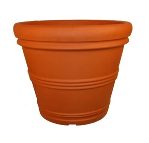 Tusco Products Rolled Rim Pot, Round, Terra Cotta, 30-Inch - Picture 1 of 1