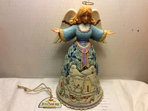 JIM SHORE WINTER'S WONDER ANGEL New in Box with Tags #4016085 FIGURINE - Picture 1 of 6