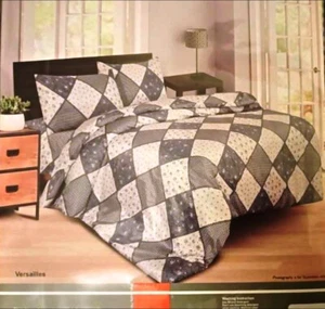 Brand New King Size Bed Set Includes Duvet Cover + Fitted Sheet + 2 Pillow Cases - Picture 1 of 4