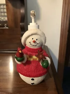 snowman soap dispenser, never used - Picture 1 of 5