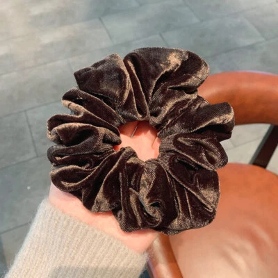 Oversized Velvet Large Thick Strong Wide Scrunchies Hair Band Elastic Bobble 🎀 - Image 1 of 4