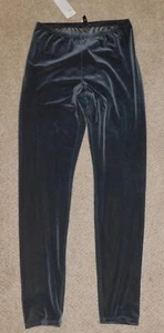 Eileen Fisher Sz XS Womens Velvet Ankle Leggings Graphite Stretch Slimming Pants - Picture 1 of 10