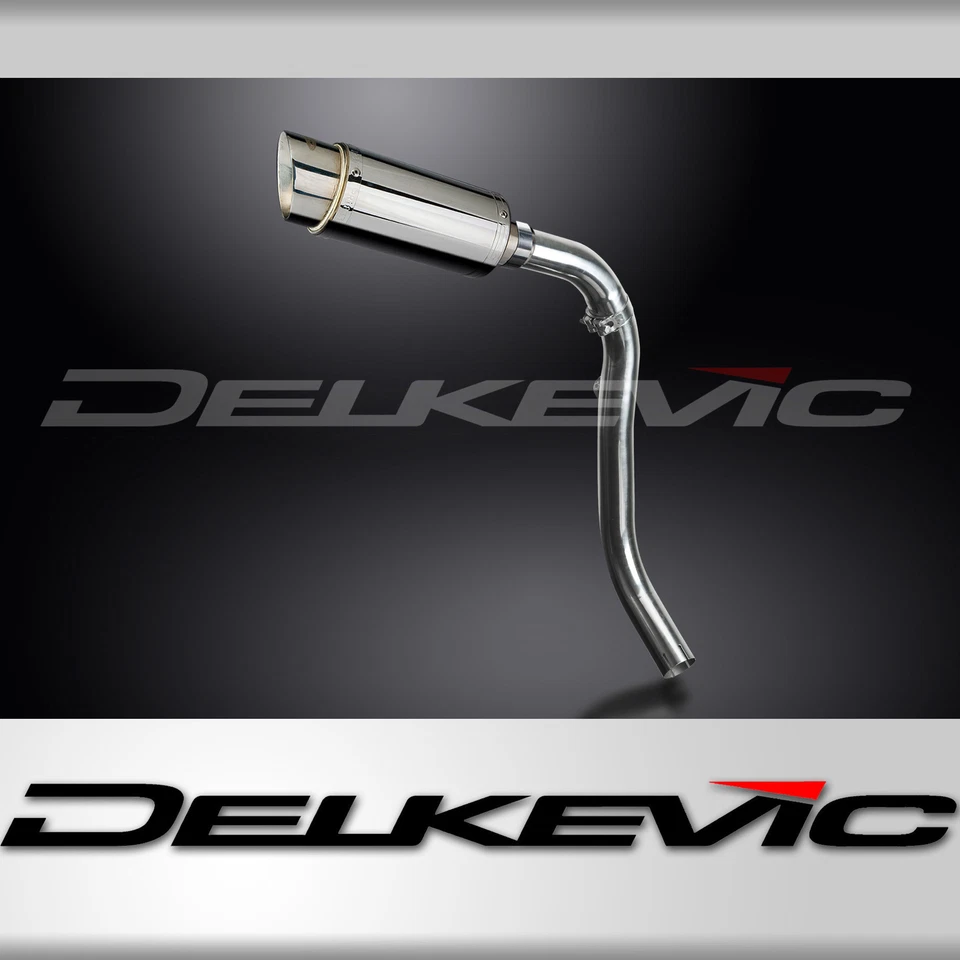 本田 CBR1000RR 2006-07 Delkevic Slip On 8 英寸圆形不锈钢排气消声器套件 — 第 1/4 张图片