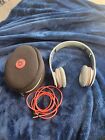 Rare Vintage Beats By Dr Dre Monster Solo HD Headphones (White) Work Great!