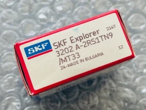SKF 3202A-2RS1TN9/MT33 SKF, Zweireihiges Schrägkugellager Neu OVP - Bild 1 von 2