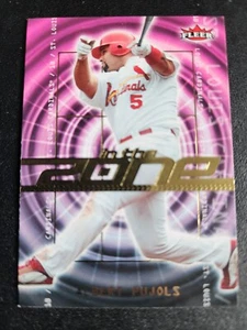 ALBERT PUJOLS 2007 FLEER IN THE ZONE INSERT #IZ-AP ST. LOUIS CARDINALS INSERT - Imagen 1 de 2