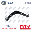 ZWD-RE-009 LH RH TRACK CONTROL ARM PAIR FRONT OUTER LOWER NTY 2PCS NEW