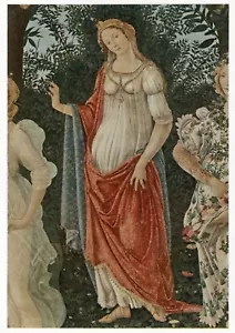 Botticelli•Primavera•Central Figure•ART POSTCARD - Picture 1 of 1