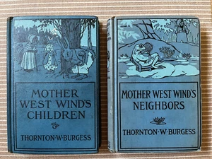 MOTHERS WEST WIND'S Children & Neighbors 2 book set. 1911 & 1914  HC - Bild 1 von 11