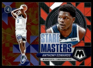 Anthony Edwards 2023-24 Panini Mosaic Stare Masters Minnesota Timberwolves #17 - Imagen 1 de 2
